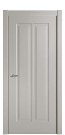 Дверь межкомнатная Паола 4 Цвет Серый Шелк Покрытие Эмаль  Наличник L 75 Цена 40475