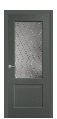 Дверь межкомнатная Rino 2 Цвет Пихтовый Brash Покрытие Эмаль брашированная  Наличник L 50 Цена 47215