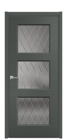 Дверь межкомнатная Rino 3 Цвет Пихтовый Brash Покрытие Эмаль брашированная  Наличник L 50 Цена 46500