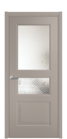 Дверь межкомнатная Рино 4 Цвет Какао Покрытие Эмаль  Наличник L 50 Цена 42335