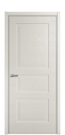 Дверь межкомнатная Рино 4 Цвет Дымчатый Brash Покрытие Эмаль брашированная  Наличник L 50 Цена 44375