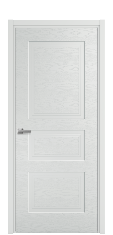 Дверь межкомнатная Рино 4 Цвет Облачный Brash Покрытие Эмаль брашированная  Наличник L 50 Цена 44375