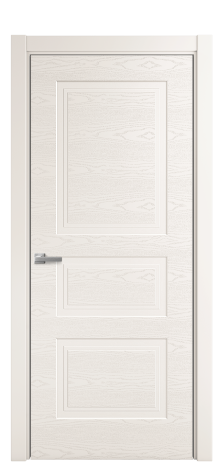 Дверь межкомнатная Рино 4 Цвет Молочный Brash Покрытие Эмаль брашированная  Наличник L 75 Цена 44375