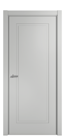 Дверь межкомнатная Плэйн 1 Цвет Телегрей Покрытие Эмаль  Наличник L 75 Цена 39475