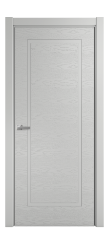 Дверь межкомнатная Плэйн 1 Цвет Телегрей Brash Покрытие Эмаль брашированная  Наличник L 75 Цена 43375