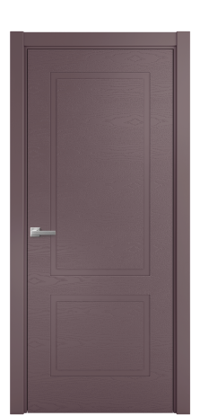 Дверь межкомнатная Плэйн 2 Цвет Лиловый Brash Покрытие Эмаль брашированная  Наличник L 75 Цена 43375