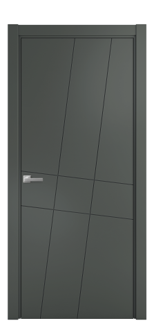 Дверь межкомнатная Твист 02 Цвет Пихтовый Покрытие Эмаль  Наличник L 75 Цена 40668