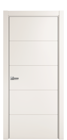 Дверь межкомнатная Линия 01 Цвет Молочный Покрытие Эмаль  Наличник L 75 Цена 39475