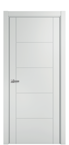 Дверь межкомнатная Linea 02 Цвет Облачный Покрытие Эмаль  Наличник L 75 Цена 39475