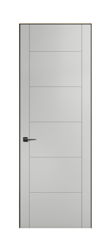 Дверь межкомнатная Линия 02 Цвет Галечный Brash Покрытие ЭМАЛИ Эмаль брашированная Наличник Скрытый короб золото Цена 49331