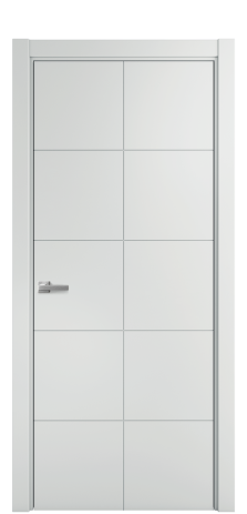 Дверь межкомнатная Линия 03 Цвет Облачный Покрытие Эмаль  Наличник L 75 Цена 39475