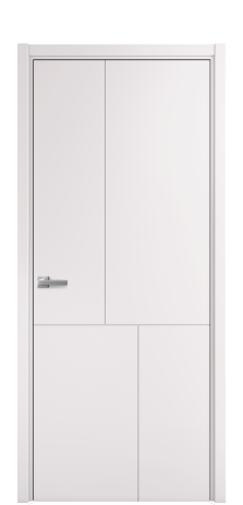 Дверь межкомнатная Линия 04 Цвет Крем Покрытие Эмаль  Наличник L 50 Цена 39475