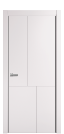 Дверь межкомнатная Линия 04 Цвет Крем Покрытие Эмаль  Наличник L 75 Цена 39475