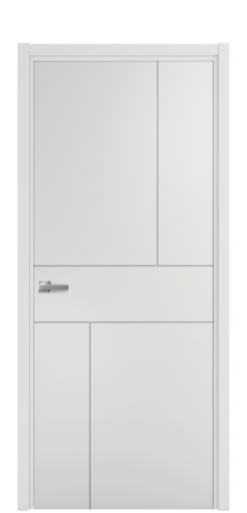 Дверь межкомнатная Линия 05 Цвет Облачный Покрытие Эмаль  Наличник L 50 Цена 39475