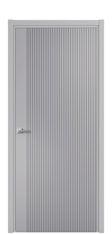 Дверь межкомнатная Mezzo 12 Цвет Галечный Покрытие Эмаль  Наличник L 50 Цена 43818