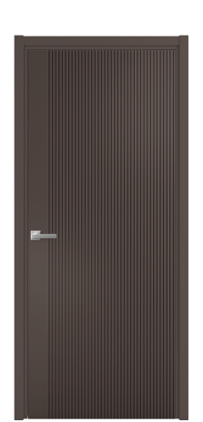 Дверь межкомнатная Mezzo 12 Цвет Коричневый Покрытие Эмаль  Наличник L 50 Цена 43818