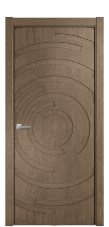 Дверь межкомнатная Капричио 02 Цвет Дуб Мускат Покрытие Шпон натуральный  Наличник L 75 Цена 64550