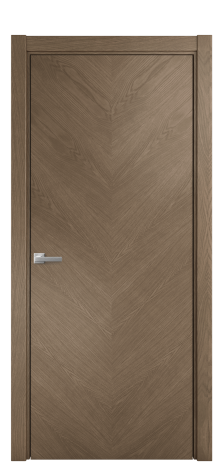 Дверь межкомнатная Unit 04 Цвет Дуб Мускат Покрытие Шпон натуральный  Наличник L 75 Цена 54050