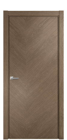 Дверь межкомнатная Юнит 05 Цвет Дуб Мускат Покрытие Шпон натуральный  Наличник L 75 Цена 54050