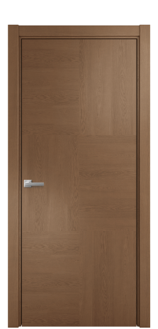 Дверь межкомнатная Юнит 06 Цвет Дуб Темный Покрытие Шпон натуральный  Наличник L 75 Цена 58050