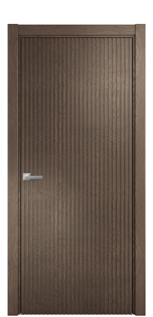 Дверь межкомнатная Сплайн Цвет Дуб Марракеш Покрытие Шпон натуральный  Наличник L 75 Цена 64550