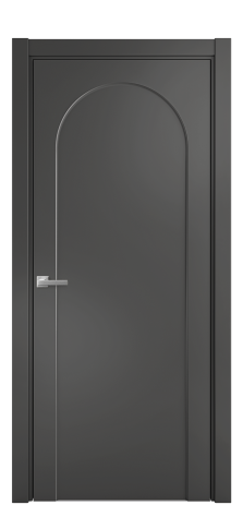 Дверь межкомнатная Anse 2 Цвет Антрацит Покрытие Эмаль  Наличник L 75 Цена 45918