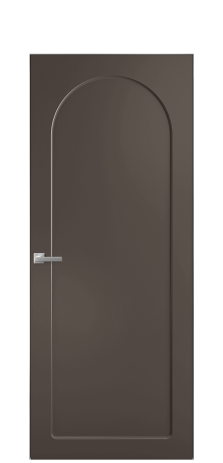 Дверь межкомнатная Anse 3 Цвет Коричневый Покрытие Эмаль  Наличник Скрытый короб хром Цена 45893