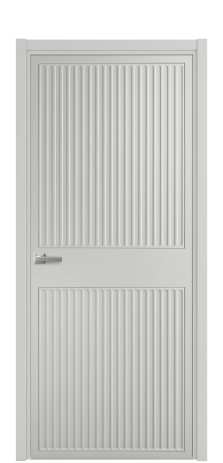 Дверь межкомнатная Спейс 22 Цвет Телегрей Покрытие Эмаль  Наличник L 50 Цена 49475