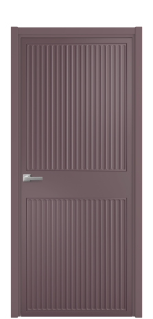 Дверь межкомнатная Space 22 Цвет Лиловый Покрытие Эмаль  Наличник L 50 Цена 51168