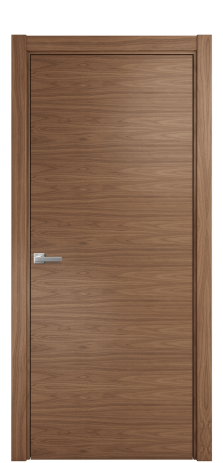 Дверь межкомнатная Porte 39-00 Цвет Американский Орех Покрытие Шпон натуральный горизонталь Наличник L 75 Цена 44638