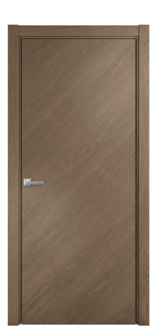Дверь межкомнатная Porte 39-00 Цвет Дуб Мускат Покрытие Шпон натуральный диагональ Наличник L 75 Цена 46222