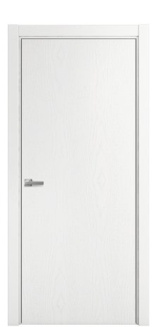 Дверь межкомнатная Porte 39-00 Цвет Ясень Белый Покрытие Шпон крашеный вертикаль Наличник L 75 Цена 41675