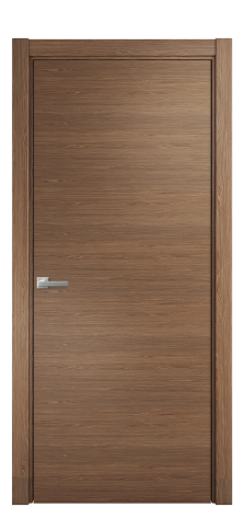 Дверь межкомнатная Porte 39-00 Цвет Эспрессо 1017M Покрытие Шпон Файн Лайн горизонталь Наличник L 75 Цена 37480