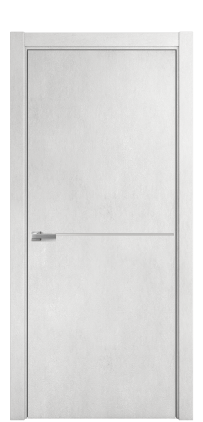 Дверь межкомнатная Слот 10-001 Цвет Бетон известковый Покрытие ПВХ ФАКТУРНЫЕ Наличник L 75 Цена 31200