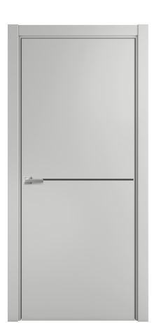 Дверь межкомнатная Слот 10-001 Цвет Телегрей Покрытие Эмаль  Наличник L 75 Цена 42675