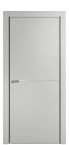 Дверь межкомнатная Слот 10-001 Цвет Телегрей Покрытие Эмаль  Наличник L 75 Цена 42675