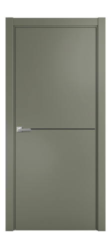 Дверь межкомнатная Слот 10-001 Цвет Зеленый Покрытие Эмаль  Наличник L 75 Цена 44028