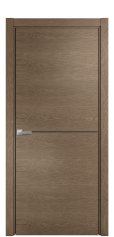 Дверь межкомнатная Slot 10-001 Цвет Дуб Мускат Покрытие Шпон натуральный  Наличник L 75 Цена 48750