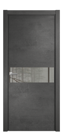 Дверь межкомнатная Ветро 11 Цвет Камень темный Покрытие ПВХ ФАКТУРНЫЕ Наличник L 75 Цена 34600