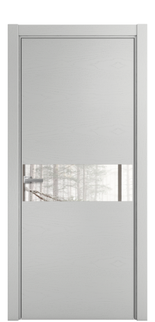 Дверь межкомнатная Ветро 11 Цвет Ясень Телегрей Покрытие Шпон крашеный  Наличник L 75 Цена 48775