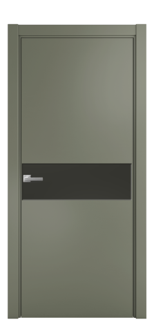 Дверь межкомнатная Ветро 11 Цвет Зеленый Покрытие Эмаль  Наличник L 75 Цена 47073