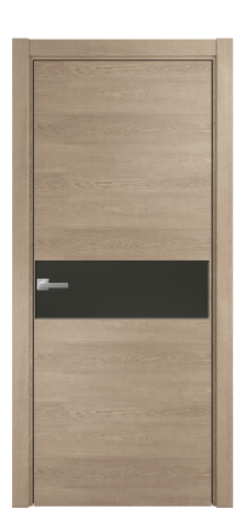 Дверь межкомнатная Ветро 11 Цвет Дуб Песочный Покрытие Шпон натуральный  Наличник L 75 Цена 51650