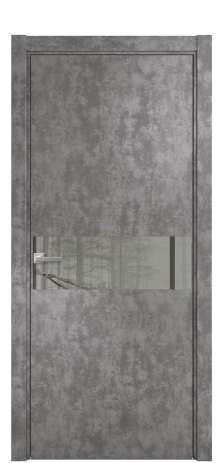 Дверь межкомнатная Vetro 11 Цвет Айс какао Покрытие ПВХ ФАКТУРНЫЕ Наличник L 75 Цена 34600