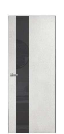 Дверь межкомнатная Ветро 14 Цвет Бетон известковый Покрытие ПВХ ФАКТУРНЫЕ Наличник Скрытый короб хром Цена 41000
