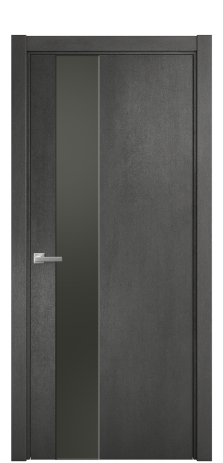 Дверь межкомнатная Ветро 14 Цвет Камень темный Покрытие ПВХ ФАКТУРНЫЕ Наличник L 75 Цена 34100
