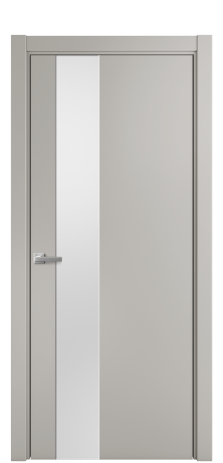 Дверь межкомнатная Ветро 14 Цвет Серый Шелк Покрытие Эмаль  Наличник L 75 Цена 45575