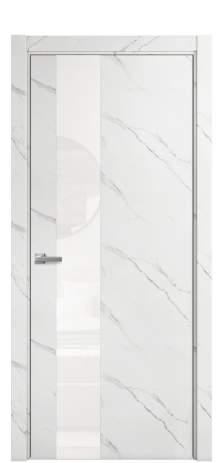 Дверь межкомнатная Vetro 14 Цвет Монте софт Покрытие ПВХ ФАКТУРНЫЕ Наличник L 75 Цена 34100
