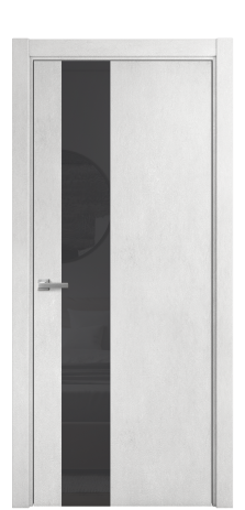Дверь межкомнатная Vetro 14 Цвет Бетон известковый Покрытие ПВХ ФАКТУРНЫЕ Наличник L 75 Цена 34100