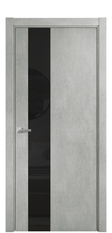 Дверь межкомнатная Vetro 14 Цвет Бетон серый Покрытие ПВХ ФАКТУРНЫЕ Наличник L 75 Цена 34100
