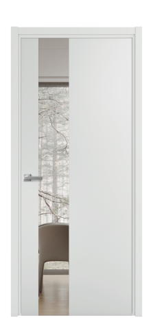 Дверь межкомнатная Vetro 14 Цвет Облачный Покрытие Эмаль  Наличник L 50 Цена 45575